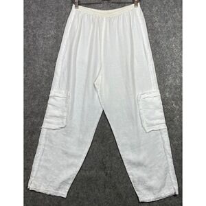 URU Linen Cargo Pants White One Size